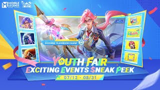 Events Preview  Youth Fair  Mobile Legends Bang Bang [upl. by Imogene]