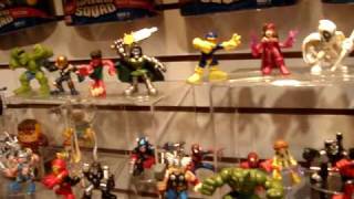 Toy Fair 2010 Hasbro Marvel Superhero Squad NEW FIGURES [upl. by Wenoa]