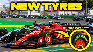 I Added New Tyre Compounds To F1 23 [upl. by Dosh]