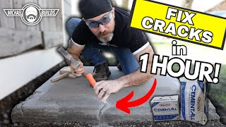 Concrete Repair in ONE HOUR [upl. by Cleave869]