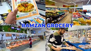 Ramadan Grocery Shopping In Canada 2024  Ramadan Preparations Begins [upl. by Ahsatniuq434]