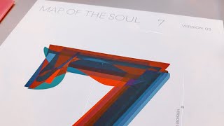 map of the soul  7  version 3  unboxing   🎶 [upl. by Hgieleak]