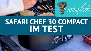 Camping Gasgrill CADAC Safari Chef 30 Compact Gasgrill im Test [upl. by Arhas]