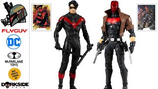 Mcfarlane Toys DC Multiverse Red Hood vs Nightwing 6 Inch Action Figure 2Pack Review  By FLYGUY [upl. by Amahcen314]