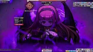 Reboot Maplestory Demon Slayer Black Mage solo 21Min 2nd Acc Prog [upl. by Zerk]