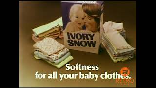 Ivory Snow Detergent Commercial 1970s [upl. by Iralam]