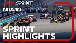 F1 Sprint Highlights  2024 Miami Grand Prix [upl. by Einwahr]