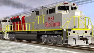 New rio tinto train on trainz 2 [upl. by Orutra867]