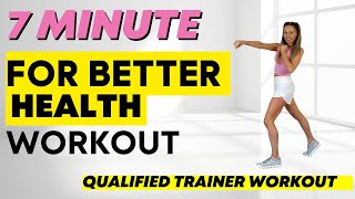 7 Minute Workout for Weight Loss  7 Low Impact Weight Loss Exercises  All Standing Moves [upl. by Sammie548]