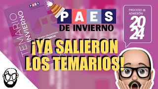 ¡Ya salió el TEMARIO de la PAES de Invierno Admisión 2024  Preparación PAES en Competencia Lectora [upl. by Haimerej]