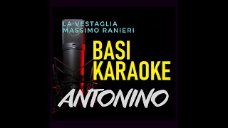 MASSIMO RANIERI  La vestaglia base karaoke [upl. by Aziar]