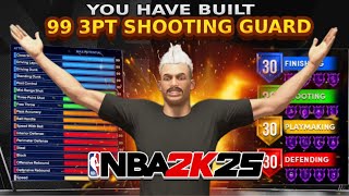 99 3PT THE BEST SHOOTING GUARD BUILD IN 2K25 99 3PT  CONTACT DUNKS [upl. by Romilda493]