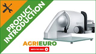 GRAEF MASTER M20 Meat Slicer with 170 mm blade  Product Overview [upl. by Llain]