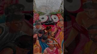 Shree Jagannath painting protection oil shorts jagannathpainting odia ￼ [upl. by Ecenahs]