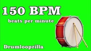 150 BPM Beats per minute Metronome Click Track [upl. by Ayama]