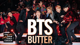 BTS  Butter Live Performance at The Late Late Show With James Corden HD [upl. by Nadabas109]