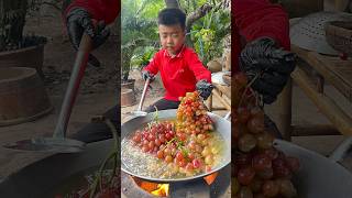 Yummy Mini grape 🍇 cooking 🧑🏿‍🍳 [upl. by Shanie696]