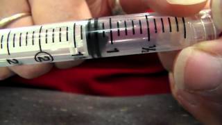 How to read a syringe [upl. by Wilhide]