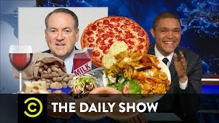 Mike Huckabees FoodBased Politics The Daily Show [upl. by Aitercul]