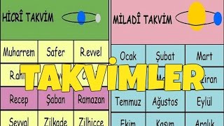 Türklerin Kullandığı Takvimler Nelerdir [upl. by Fredella]