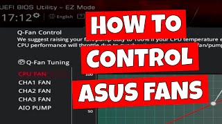 How To Setup amp Control ALL PC Fans Speeds On Asus Motherboards Without Armoury Crate [upl. by Waugh733]