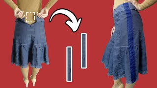 How to upsize a skirt in the waist for 15 minutes [upl. by Thom663]