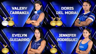 Doble Medallista Valery Doris Medallistas Evelyn Jennifer Titanes vs Heroes [upl. by Benjamen242]