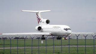 YAK 42D landing  takeoff [upl. by Yejus]