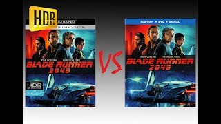 ▶ Comparison of Blade Runner 2049 4K HDR10 4K DI vs Regular BluRay Edition [upl. by Claretta]