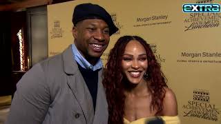 Jonathan Majors amp Meagan Good Are ‘IN LOVE’ amp Doing ‘Great’ Exclusive [upl. by Ludewig273]