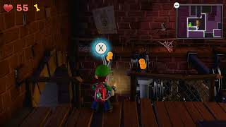 How to Get Across the Beams in C3 Roadhouse Brawl at Old Clockworks in Luigis Mansion 2 HD [upl. by Belter]