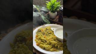 One pot Pulao recipe pulaorecipe vegbiryani greenrice shorts onepotmeal trendingnow dinner [upl. by Ynohta585]