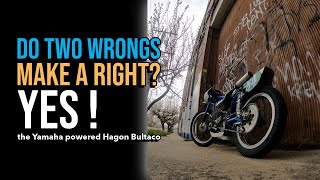 DO TWO WRONGS MAKE A RIGHT YES The Yamaha powered Hagon Bultaco Motorcycle restoration [upl. by Pich]