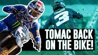 Tomac Back On Bike Eli Ahead of Schedule After Achilles Injury Eyes A1 Return [upl. by Adiari]