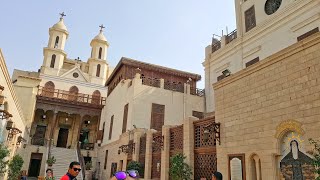 Exploration of the Coptic Quarter and Hanging Church in Old Cairo  Trip to Cairo Egypt 2021 [upl. by Rubel]