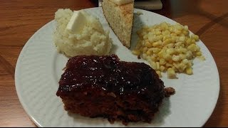 Homemade Meatloaf  The Hillbilly Kitchen [upl. by Tilden]