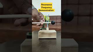 Resonance Frequency Apparatus Demonstration labkafe sciencefacts physics shorts trendingshorts [upl. by Justinn]