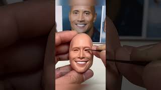 Clay Artisan JAY ：Sculpting the Imposing Dwayne Johnson in Clay [upl. by Deva913]