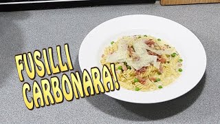 Fusilli Pasta Carbonara  Cook with KP SE25 EP24 [upl. by Abshier]