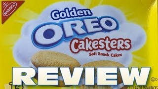 Golden Oreo Cakesters Review Oreo Oration [upl. by Maura683]