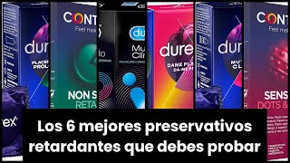 【PRESERVATIVOS RETARDANTE】Los 6 mejores preservativos retardantes que debes probar [upl. by Barnum]