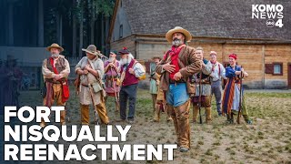 The annual Fort Nisqually brigade encampment reenactment is a mustsee for history buffs [upl. by Kirkpatrick]