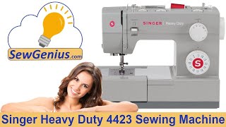 Stretch Stitches  Singer 4423 Commercial Grade HeavyDuty [upl. by Atalaya]