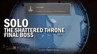 Solo quotDul Incaru The Eternal Returnquot  The Shattered Throne Dungeon Final Boss [upl. by Oiram62]