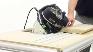 Festool KA 65 Conturo Edge Bander  Laminate Edging 45 Degree Bevel Timber Plate Demo  PTC Tools UK [upl. by Jollanta]