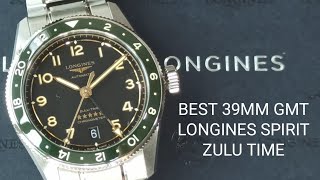 Best GMT I Bought  Review of Longines Spirit Zulu Time 39mm including unboxing footage [upl. by Eelsew]