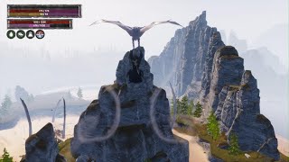 Conan Exiles Sorcery 🧙‍♂️Arcanist BatDemon Flight and Landing Skill [upl. by Berger]