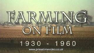 Farming Archive in Lincolnshire 1930s to 1960s [upl. by Anoik]