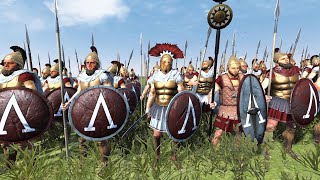 ROYAL SPARTANS VS EVERY ROMAN UNIT  CINEMATIC BATTLE  Total War ROME 2 [upl. by Towill]