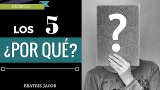 Metodología de los 5 ¿Por qué  ¿Qué es  Ejemplo [upl. by Hussey]